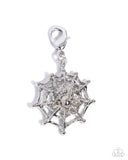 Spiderweb Selfie - Silver - Rhodium Charm