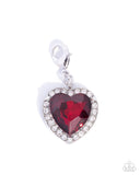 Romantic Holiday - Red - Rhodium Charm - SOLD OUT