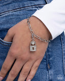 Committed Chic - White - Rhodium Charm - SOLD OUT