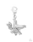 SOLD OUT - I will try to get more! Devoted Dove - White - Rhodium Charm