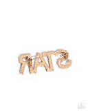 Superstar Sum - Gold - Brooch