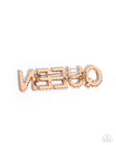 Queen Behavior - Gold - Brooch
