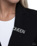 Queen Behavior - White - Brooch