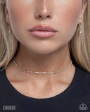 Favorable Faith - Gold - Choker Necklace