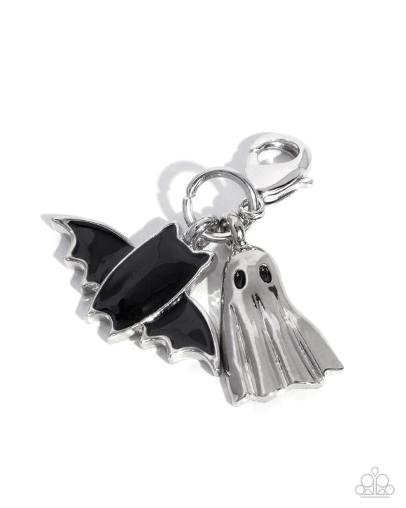 Fright Fan - Silver  - Rhodium Charm