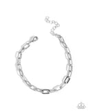 Charmed To Meet You - Silver - Rhodium Charm Bracelet