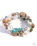 Trendy Traveler - Brown - Coil Bracelet