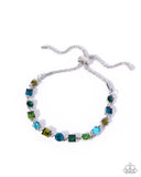 Checking for Chic - Green - Lariat Style Bracelet