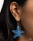 Skilled Starfish - Blue - Paparzzi Earrings