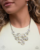 Adorable Archetype - White Necklace - Fiercely 5th Avenue - February 2025