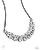 Adorably Assertive - Black Necklace - Magnificent Musings April 2025 - Paparazzi Accessories - FF0425