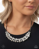 Adorably Assertive - Black Necklace - Magnificent Musings April 2025 - Paparazzi Accessories - FF0425