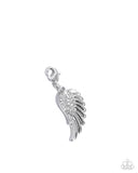 Angelic Assistance - White - Rhodium Plated Charm