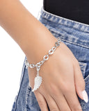 Angelic Assistance - White - Rhodium Plated Charm