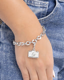 Capturing Memories - White - Rhodium Plated Charm