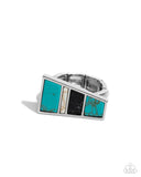 Contemporary Color - Blue - Men's Ring