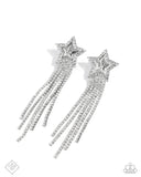 Currently Cosmic - White Earrings - Magnificent Musings - February 2025