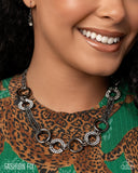 Defiant Dazzle - Black Necklace - Magnificent Musings December 2025 FF1225 - Paparazzi Accessories