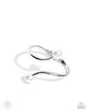 Effulgent Exemplar - White Hinge Bracelet - Fiercely 5th Avenue - February 2025