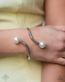 Effulgent Exemplar - White Hinge Bracelet - Fiercely 5th Avenue - February 2025