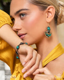 Expecting Adventure - Green Earrings - Simply Santa Fe December 2025 FF1225 - Paparazzi Accessories