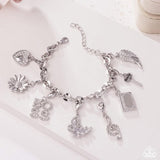 Chain Bracelet (Charms) - Silver - Rhodium Plated Charm