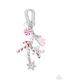 Holiday Moments - Pink - Paparazzi Accessories Christmas Bag Charm Week One