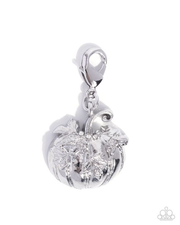 Pumpkin Pledge - Silver - Rhodium Charm
