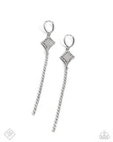 Soft-Hearted Sentiment - White Earrings - Sunset Sightings April 2025 - Paparazzi Accessories - FF0425