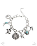 Technical Token - Blue Clasp Bracelet - Simply Santa Fe February 2025