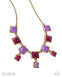 Vintage Boho - Purple Necklace - Glimpses of Malibu December 2025 FF1225 - Paparazzi Accessories