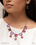 Vintage Boho - Purple Necklace - Glimpses of Malibu December 2025 FF1225 - Paparazzi Accessories