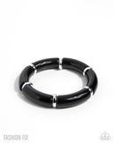 Wondrous Winter - Black Bracelet - Sunset Sightings December 2025 FF1225 - Paparazzi Accessories
