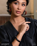 Wondrous Winter - Black Bracelet - Sunset Sightings December 2025 FF1225 - Paparazzi Accessories