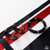 Wondrous Winter - Black Bracelet - Sunset Sightings December 2025 FF1225 - Paparazzi Accessories