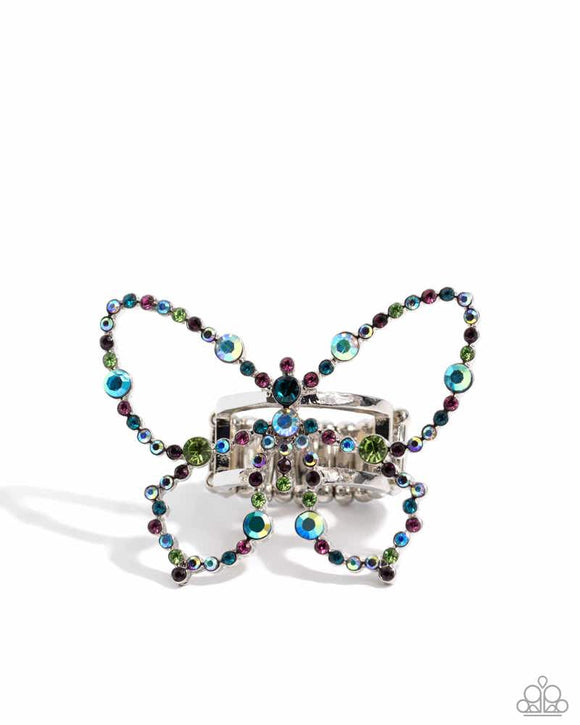 Soaring Sprinkles - Multi Oil - Paparazzi LOP Butterfly Ring