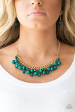 Tour de Trendsetter - Green Paparazzi Quetzal Necklace