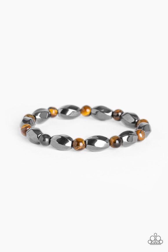 To Each Their Own - Brown - Paparazzi Urban Stretch Bracelet