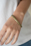 Perfect Present - Brass - Paparazzi Accessories Inspirational Bangle Bracelet