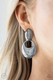 Urban Artistry - Black - Gunmetal  Clip-on Earrings