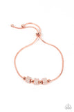 Roll Out the Radiance - Copper - Lariat Style Bracelet