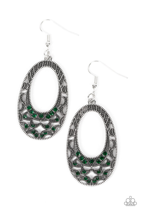 Colorfully Moon Child - Green - Paparazzi Accessories