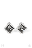 Sparkle Squared - Silver - Clip-on