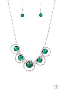 Elliptical Enchantment - Green - Paparazzi Accessories