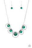 Elliptical Enchantment - Green - Paparazzi Accessories