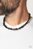 Braided Brawl - Multi - Paparazzi Oil Spill Urban Necklace