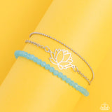 A LOTUS Like This - Blue - Paparazzi Accessories