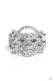 Interlocked Impression - White - Paparzzi Accessories