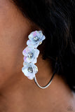 Ethereal Embellishment - Multi - Paparazzi Flower Hoop Earrings