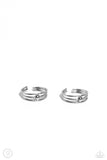 Stud Story - Silver- Paparazzi Accessories Cuff Earrings